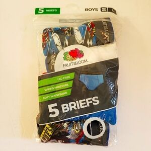 Boys Fruit of the Loom 5 pack Brief Underwear